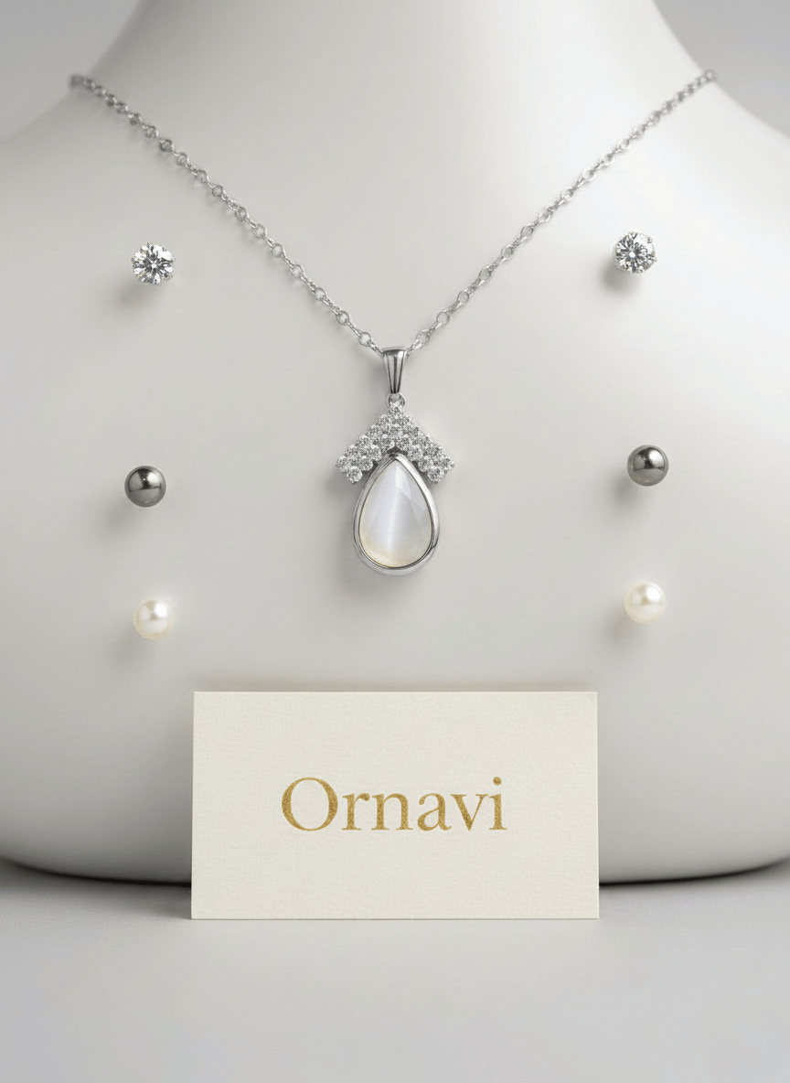 Teardrop Luxe Earrings & Necklace Set — Designed to Dazzle