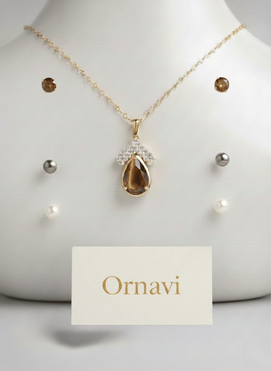 Teardrop Luxe Earrings & Necklace Set — Designed to Dazzle