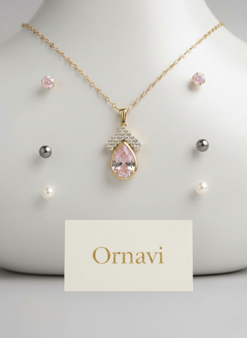 Teardrop Luxe Earrings & Necklace Set — Designed to Dazzle