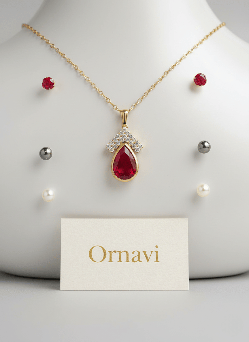 Teardrop Luxe Earrings & Necklace Set — Designed to Dazzle