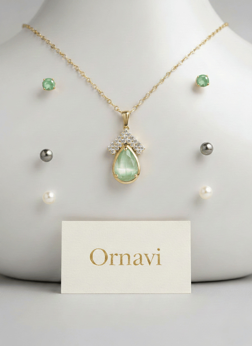 Teardrop Luxe Earrings & Necklace Set — Designed to Dazzle